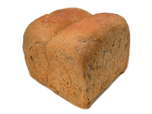 全粒粉100%のパン・ド・ミの写真