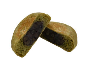 桑抹茶あんパンの写真