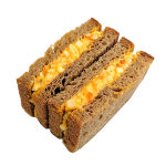 全粒粉100%たまごサンドイッチの写真